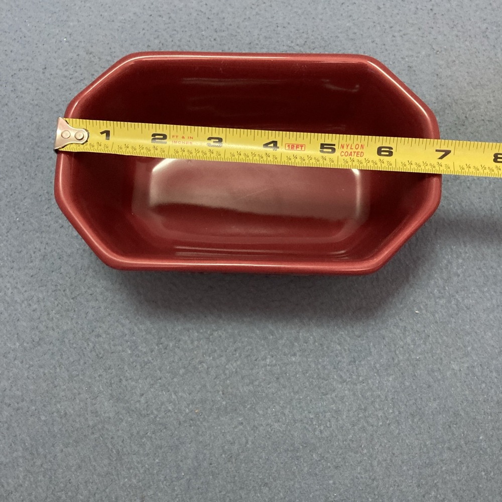 Longaberger Pottery Nature's Garland Paprika Serving/Candy/Nut/Decor Dish - Picture 9 of 10